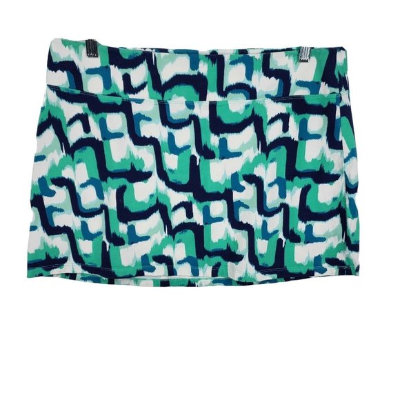 Patagonia Womens Skirt Size Large Blue Green Pull On - Picture 1 of 4